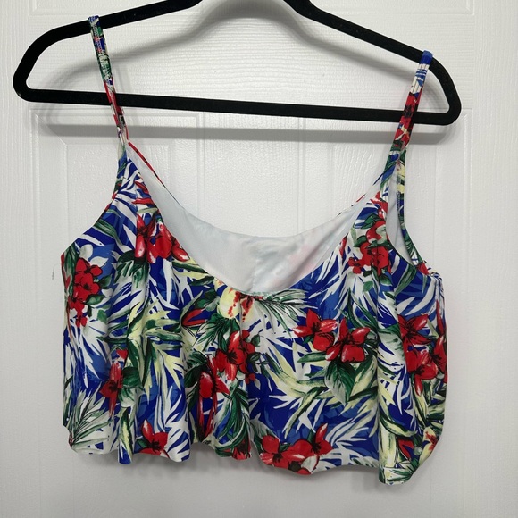 Lord & Taylor Design Lab Floral Flowy Bikini Top - Picture 7 of 10